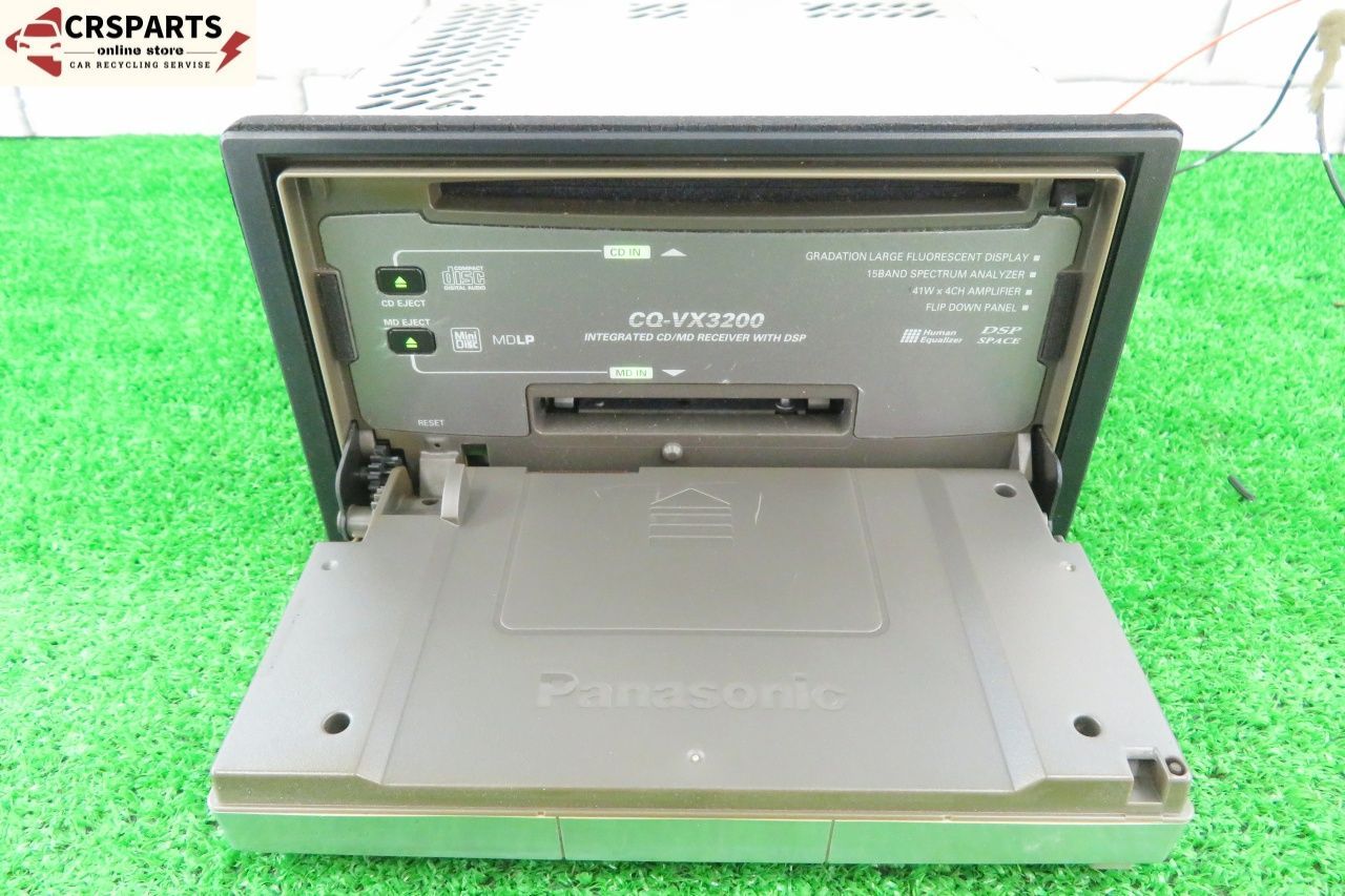 パナソニック [CQ-VX3200D] ジャンク 2DIN オーディオ CD MD デッキ