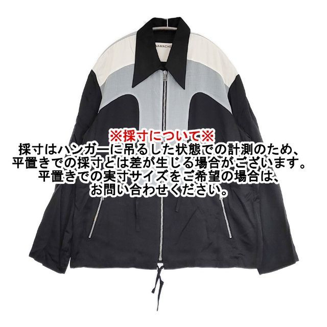 NAMACHEKO naza tracksuit top トラックジャケット ブルゾン 23SS ブルー ブラック メンズ ナマチェコ【中古】6-0610M∞ NAMACHEKO naza tracksuit top トラックジャケット ブルゾン 23SS