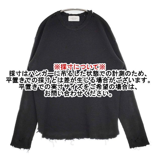 長袖カットソー unused サーマル ブランド古着 サーマルカットソー クルーネックTシャツ Tシャツ カットソー UNUSED アンユーズド のファッション通販 - ZOZOUSED