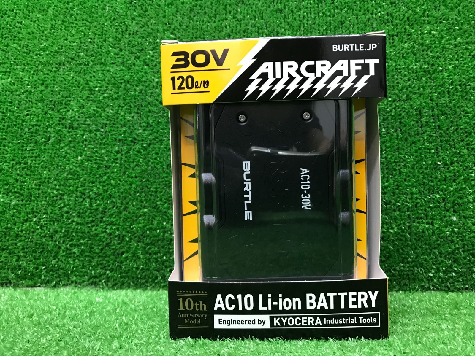 2026年モデル 新品 BURTLE バートル AIRCRAFT エアークラフト AC10-30V 78.マットブラック 黒 リチウムイオンバッテリー 空調ファン 空調服