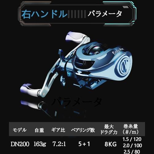 ベイトリール 両用 左/右ハンドル 5+1 ボール ベアリング 軽量 キャスティング マグネットブレーキ 釣りリール 海釣り 淡水釣り 船釣り カヤックフィッシング 真鯛 カンパチ ヒラマサ ヒラメ タイラバリール★m b5962acc