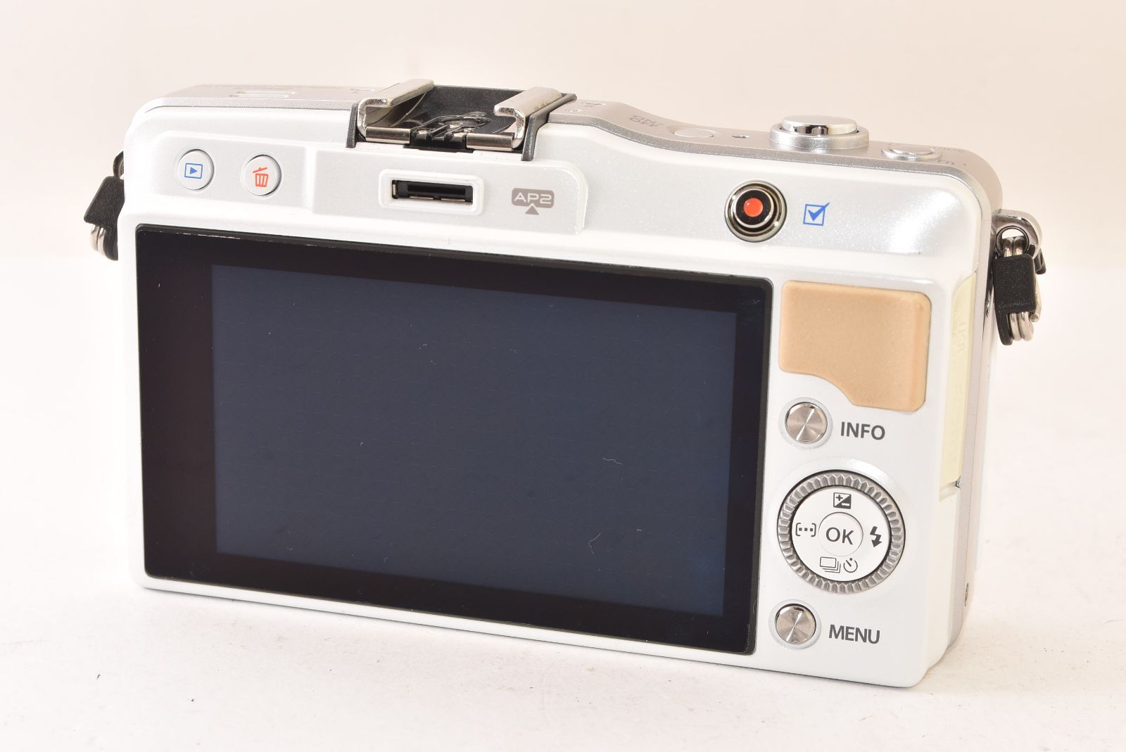 OLYMPUS オリンパス PEN Mini E-PM2 ボディ ホワイト フラッシュ付き