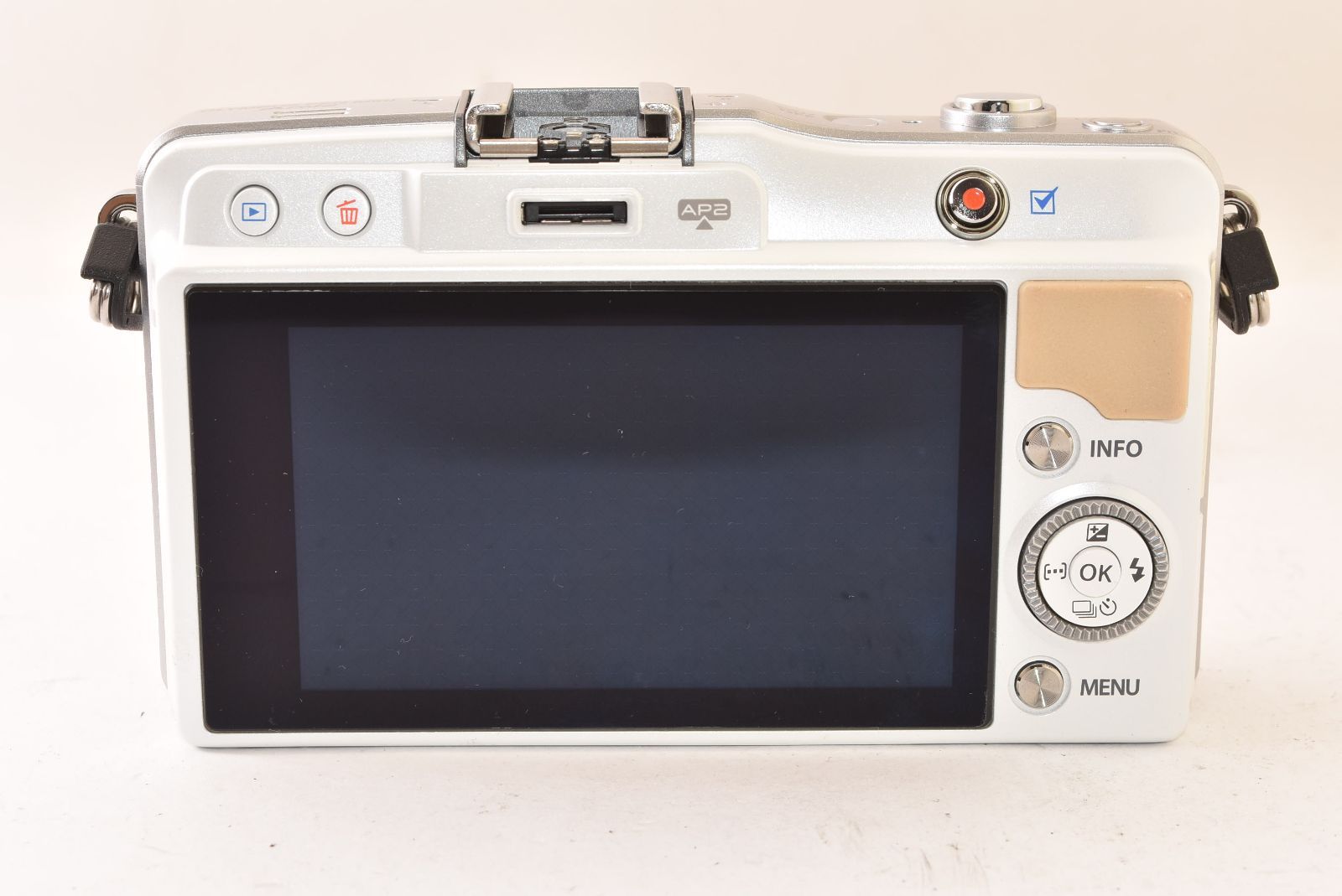OLYMPUS オリンパス PEN Mini E-PM2 ボディ ホワイト フラッシュ付き