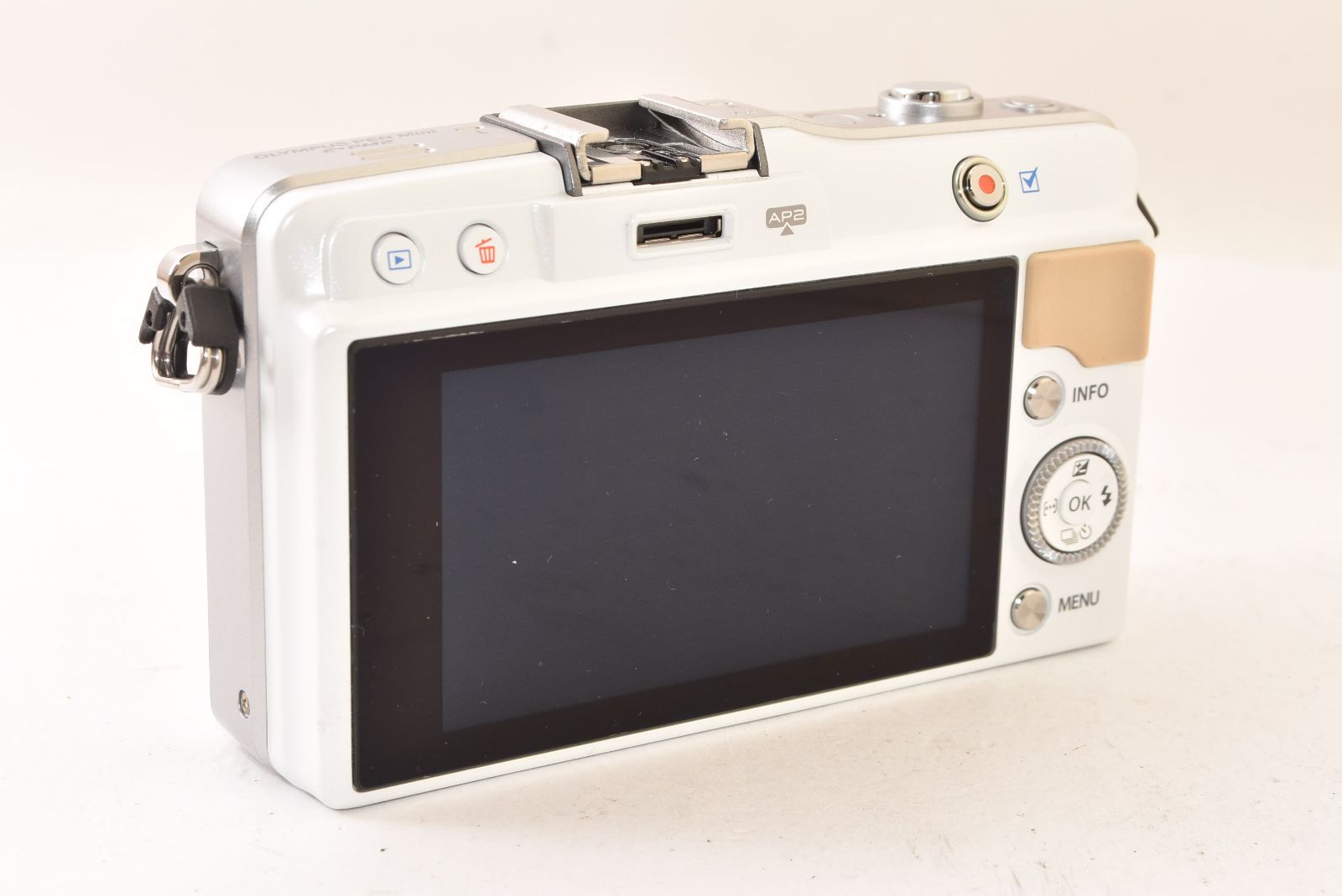 OLYMPUS オリンパス PEN Mini E-PM2 ボディ ホワイト フラッシュ付き