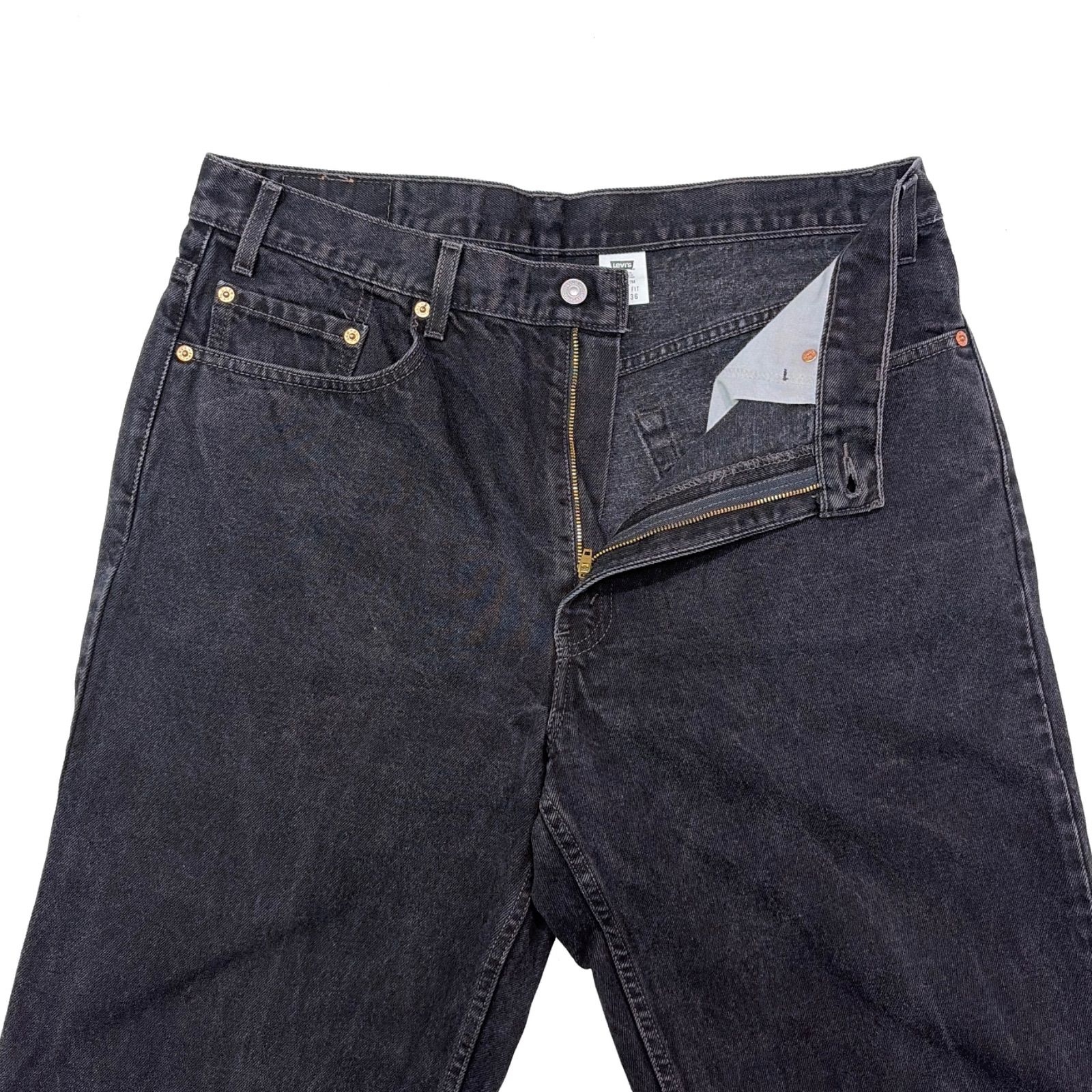 90s LEVIS リーバイス 550 ブラックデニム パンツ 後染め W38 - メルカリ