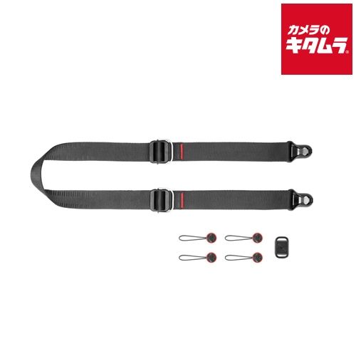 【新品】ピークデザイン SLL-BK-3 スライドライト ミラーレス 小型一眼レフ用ストラップ ブラック
