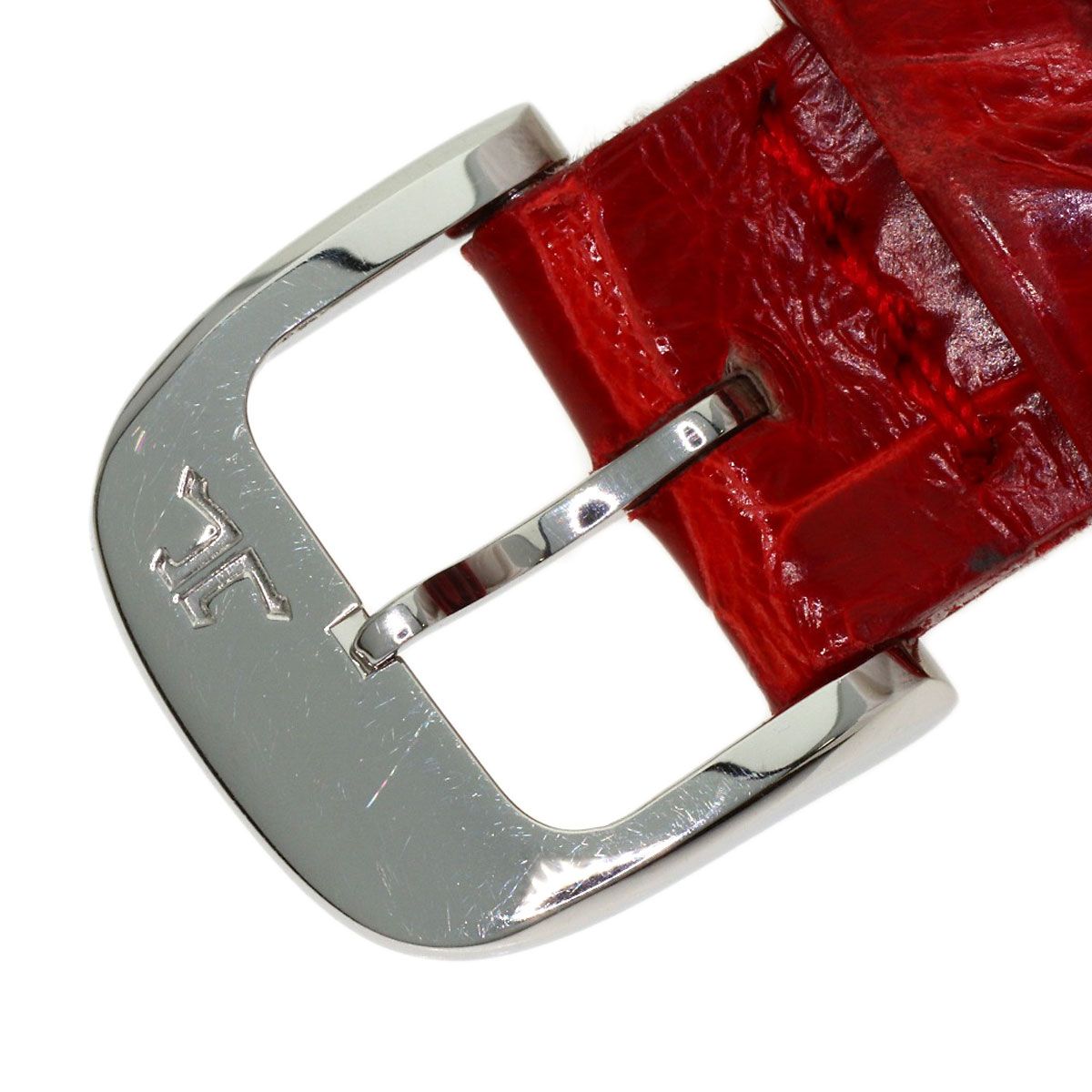 JAEGER-LECOULTRE ジャガー・ルクルト 441.5.01 ランデブー 1P ダイヤモンド 腕時計 SS クロコダイル レディース [中古]｜詳細画像