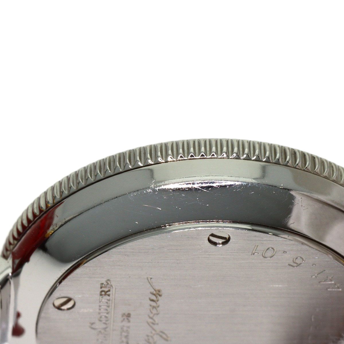 JAEGER-LECOULTRE ジャガー・ルクルト 441.5.01 ランデブー 1P ダイヤモンド 腕時計 SS クロコダイル レディース [中古]｜詳細画像