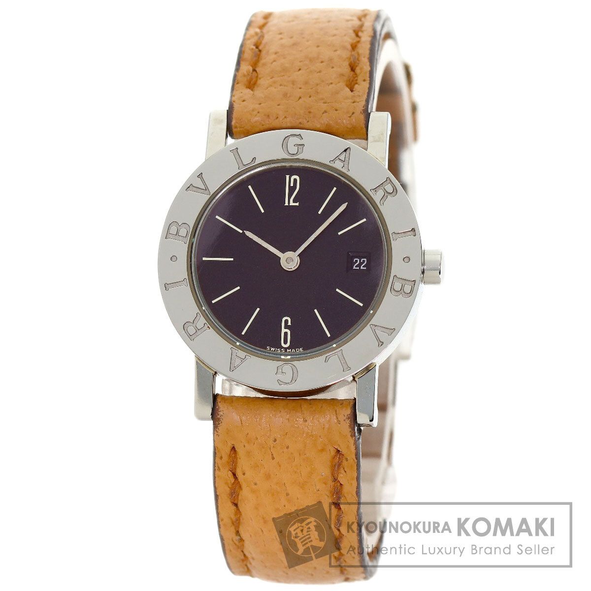 BVLGARI ブルガリ BB26SLD ブルガリブルガリ 腕時計 SS 革 レディース [中古]