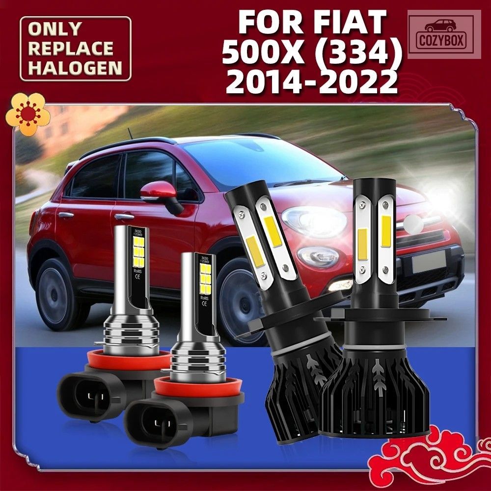 LED ヘッドライトバルブ 4面 ヘッドランプ/ フォグランプ 12V オート Fiat 334) 車