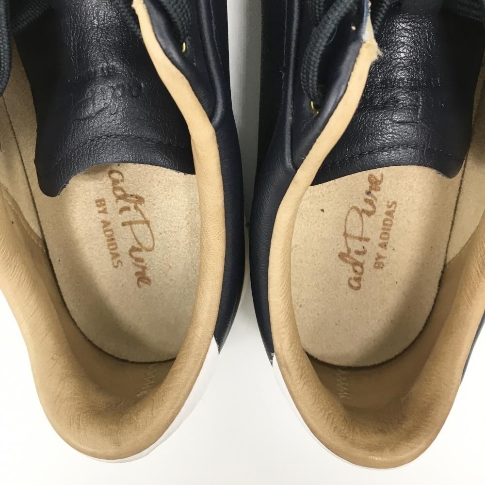 美品】アディダス ゴルフシューズ ネイビー DA9131 スパイクレス