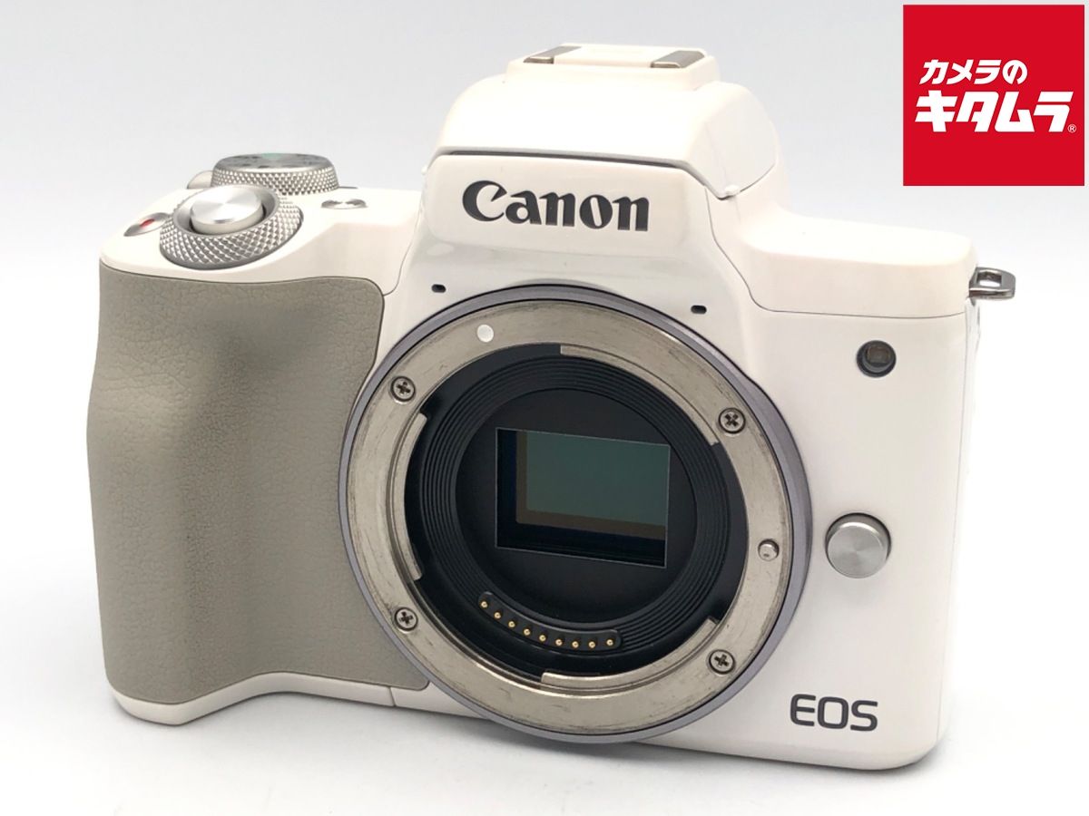 【中古】 【良品】 キヤノン EOS Kiss M ボディ ホワイト