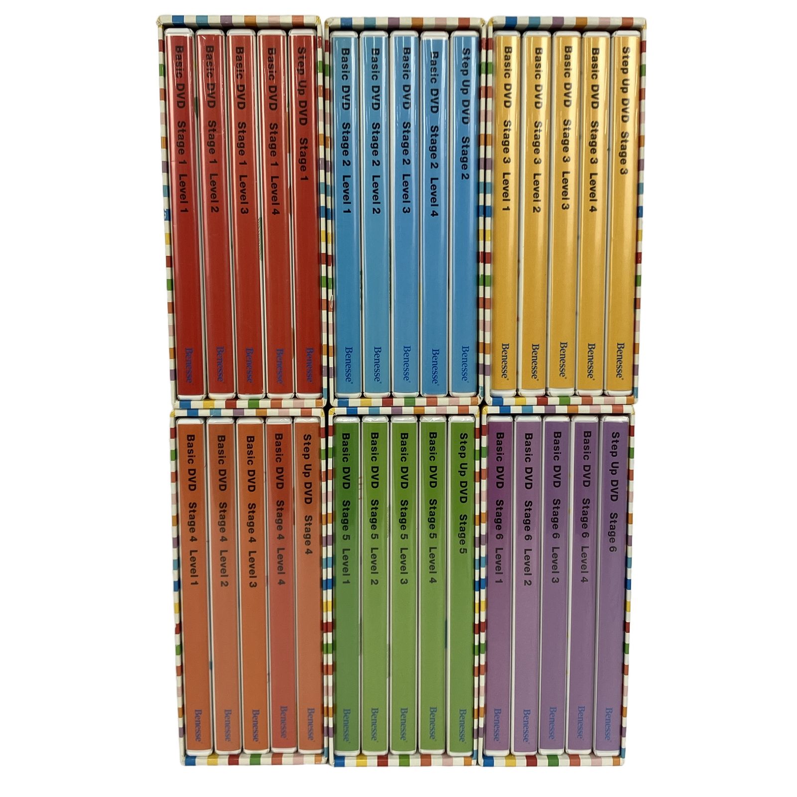 Benesse ワールドワイドキッズ Stage1-6 英語 教材 ベネッセ 中古