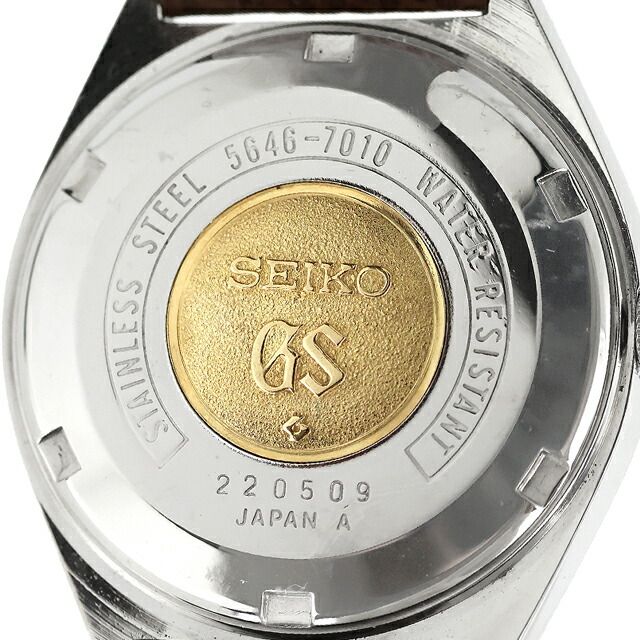 セイコー SEIKO 腕時計 メンズ 5646-7010 グランドセイコー 56GS
