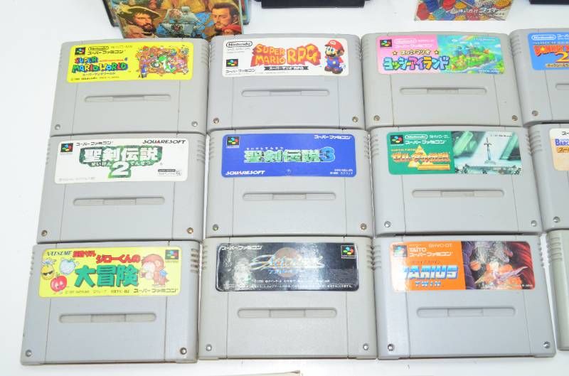 送料無料】スーパーファミコン ファミコン ソフト 22本セット 箱説付