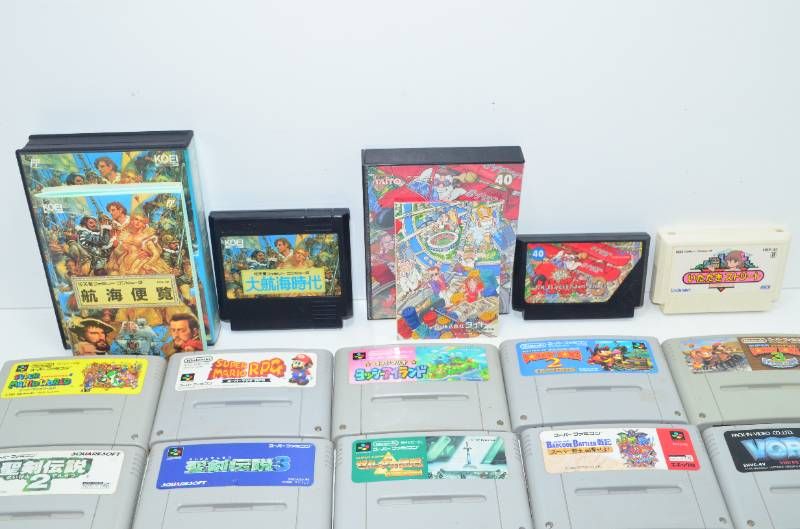 送料無料】スーパーファミコン ファミコン ソフト 22本セット 箱説付
