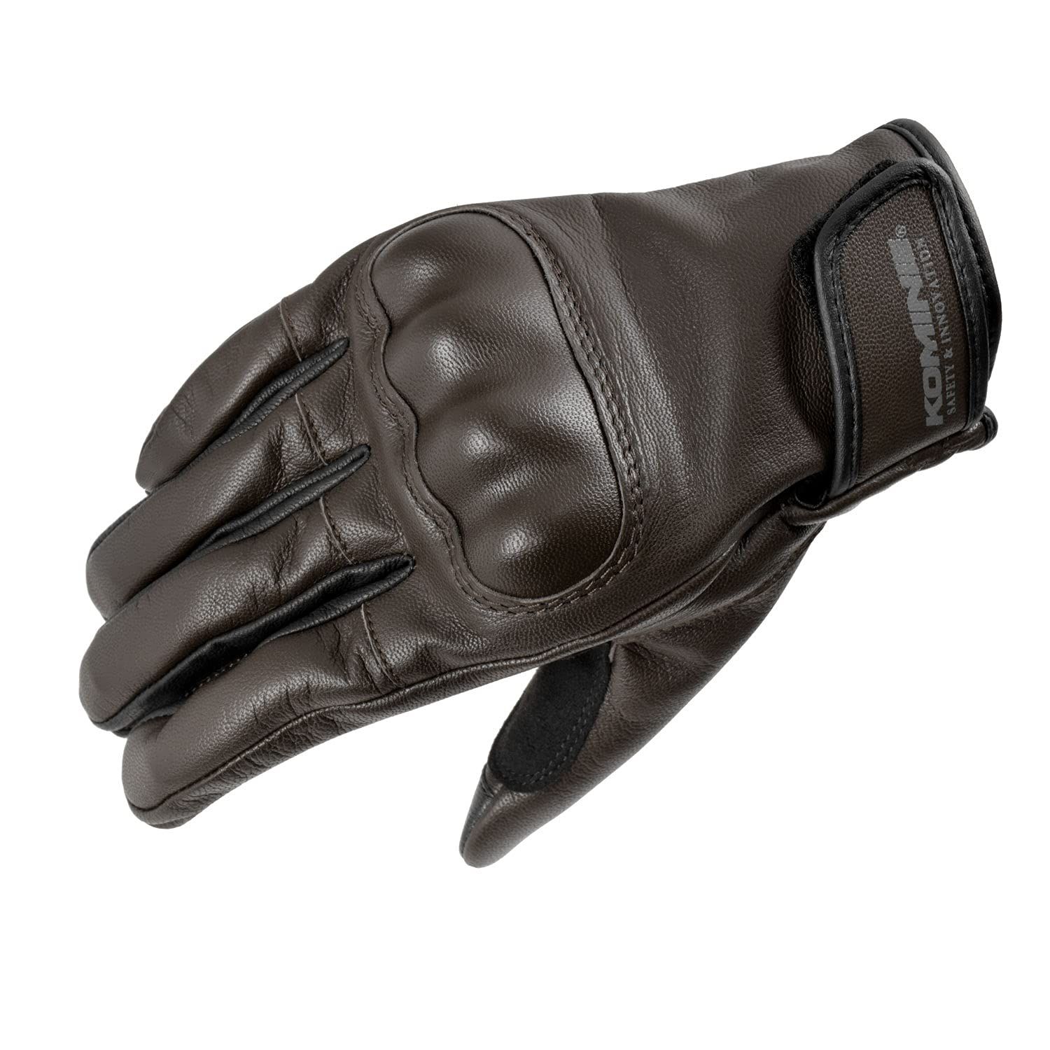 新品 [コミネ] バイク用 グローブ GK-252 プロテクトゴートレザーグローブ Brown 2XL