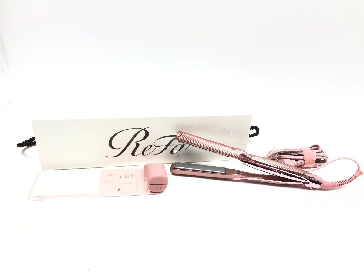 美品 MTG ReFa STRAIGHT IRON PRO リファ ストレートヘアアイロン 温度調節5段階 メモリー機能 開閉ロック RE-AT-05A ピンク Y06136MA 12,888円