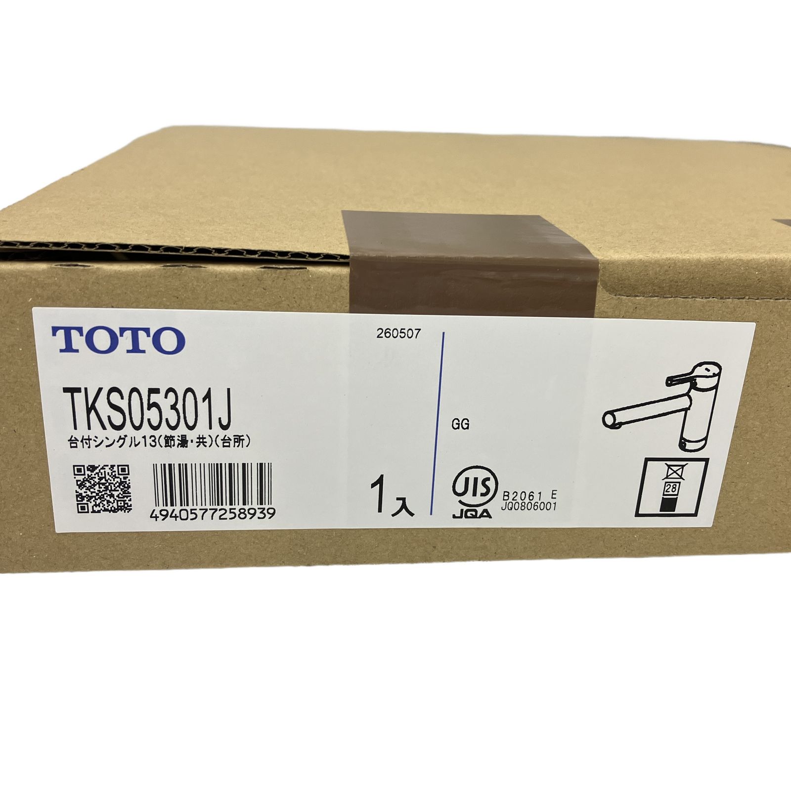 TOTO TKS05301J キッチン用 台付シングル 混合水栓 未使用 未開封 