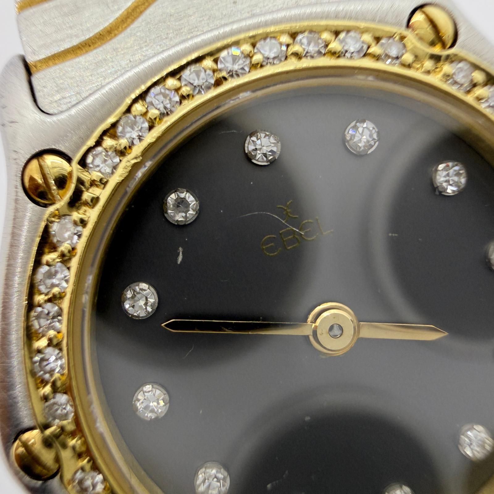EBEL エベル クラシックウェーブ 11631920 グレー QZ レディース