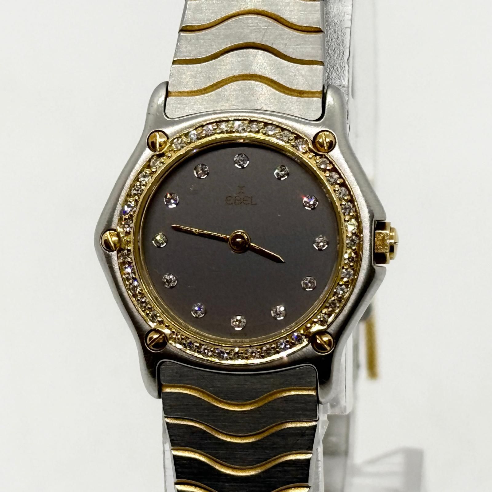 EBEL エベル クラシックウェーブ 11631920 グレー QZ レディース