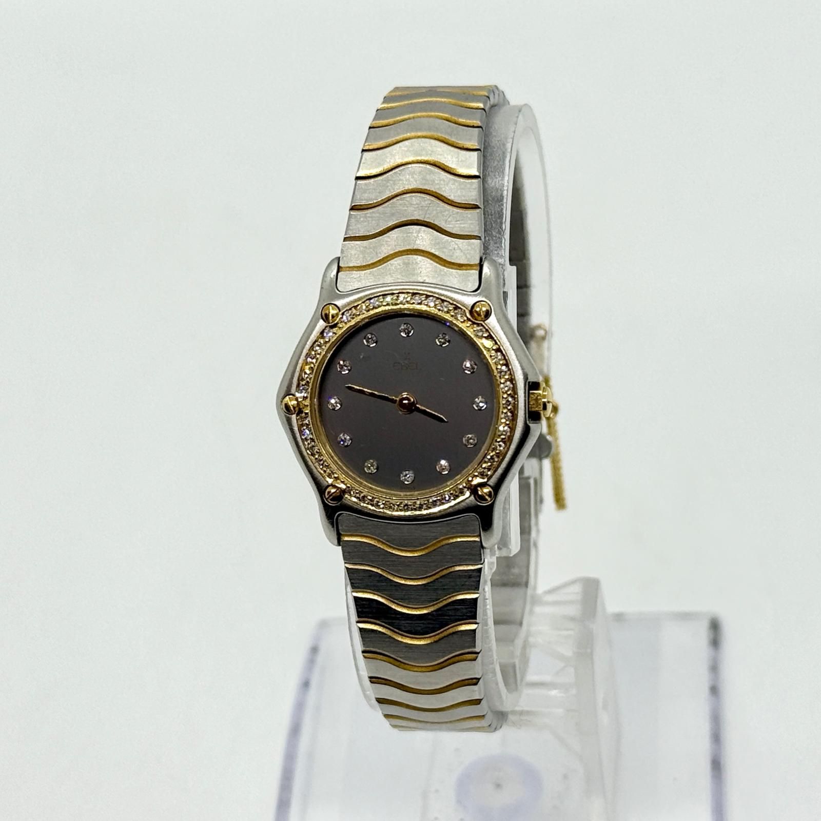 EBEL エベル クラシックウェーブ 11631920 グレー QZ レディース