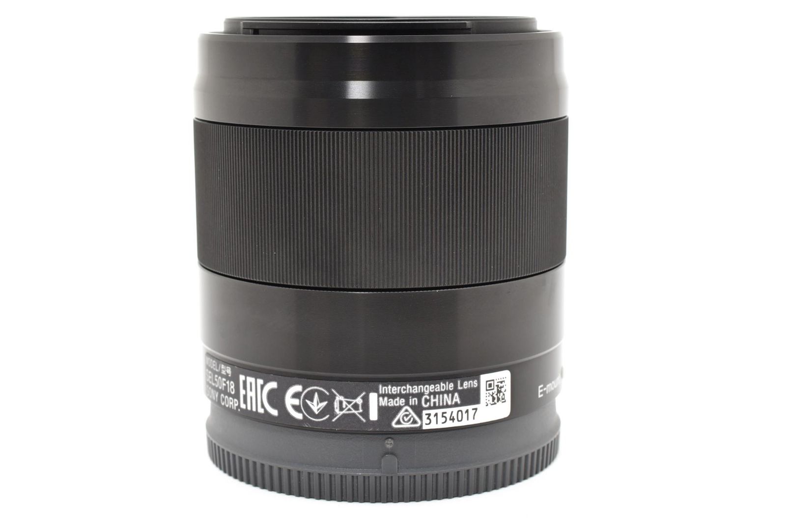 光学極上 SONY ソニー E 1.8 50mm OSS SEL50F18 黒 ブラック AFレンズ