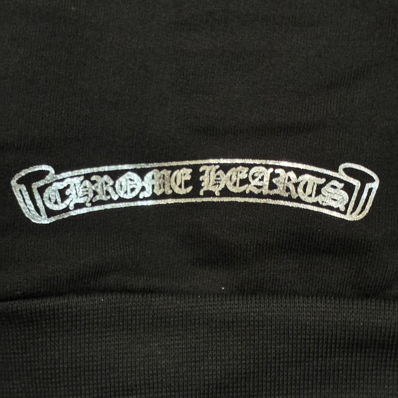 CHROME HEARTS Vertical クロムハーツ バーティカル ロゴ 黒 ブラック 