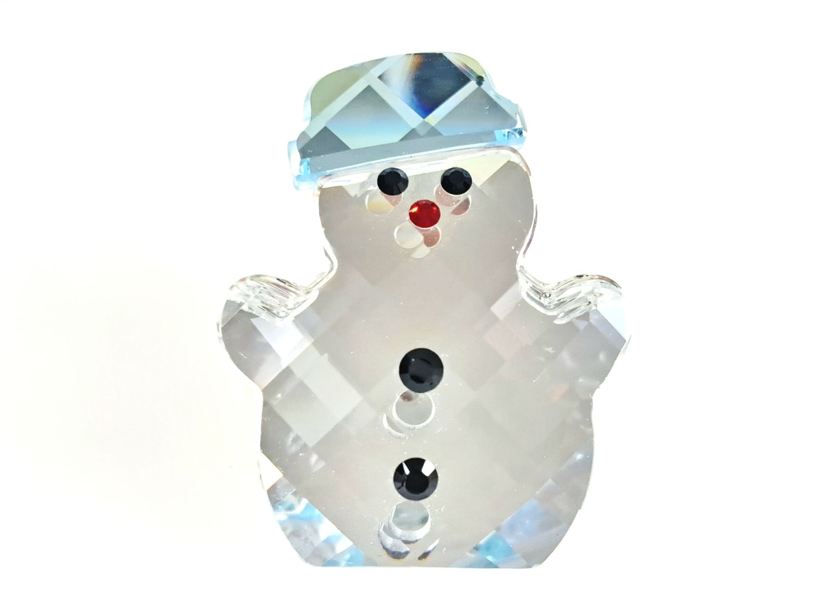スワロフスキー SWAROVSKI 雪だるま クリスタル ブローチ ピンブローチ