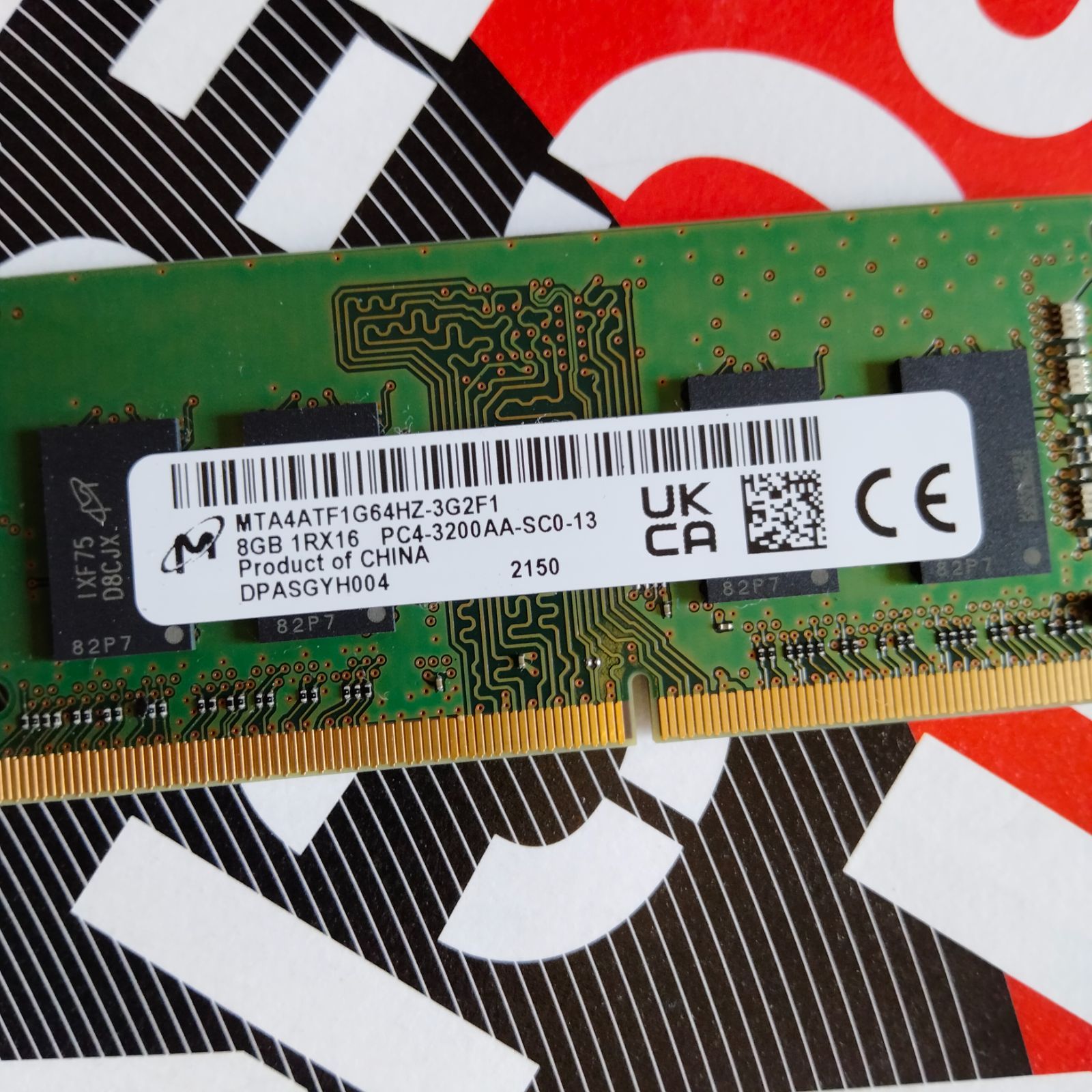 Micron DDR4 PC4-3200AA 8GB 中古 - メルカリ