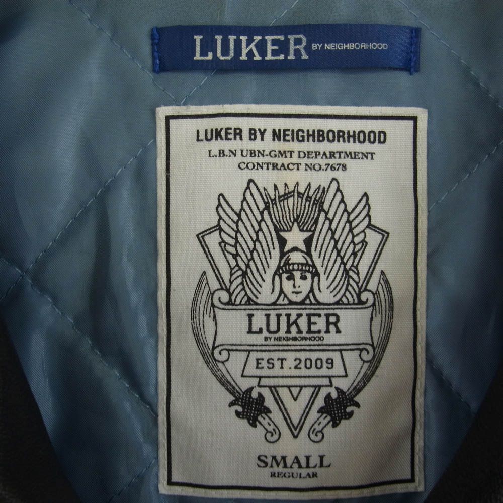 LUKER BY NEIGHBORHOOD ルーカーバイネイバーフッド 10AW 102TNLK-JKM01 BRIGHTON SL-JKT スタッズ シングル ライダースジャケット レザージャケット ブラック系 S【中古】 LUKER BY NEIGHBORHOOD ルーカーバイネイバーフッド 10AW 102TNLK