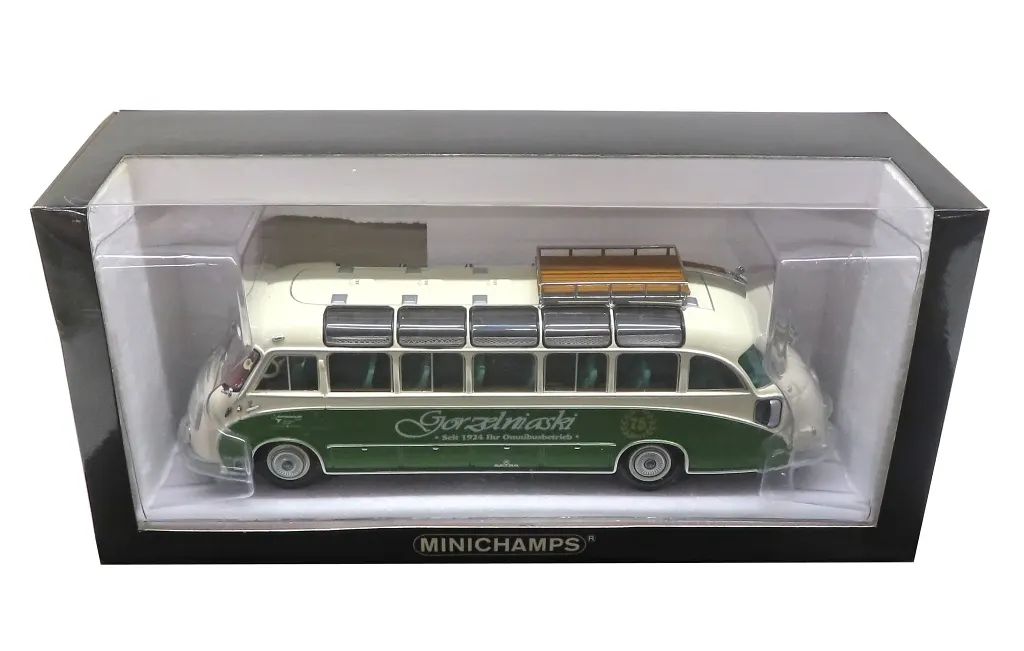 【中古】ミニカー 1/43 SETRA S8 1953 ”Gorzelniaski”(アイボリー×グリーン) [439030084]
