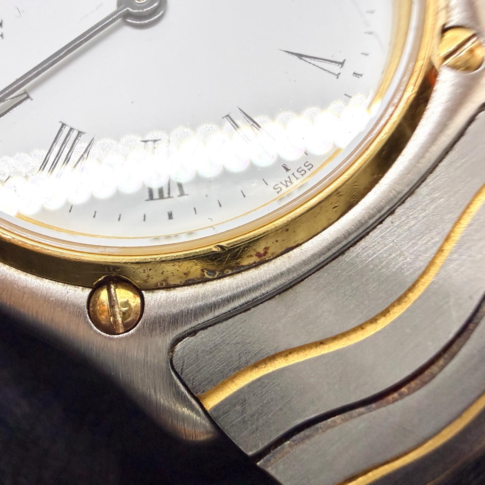 EBEL エベル 19964 ホワイト QZ レディース 181908 YG 腕時計 訳あり