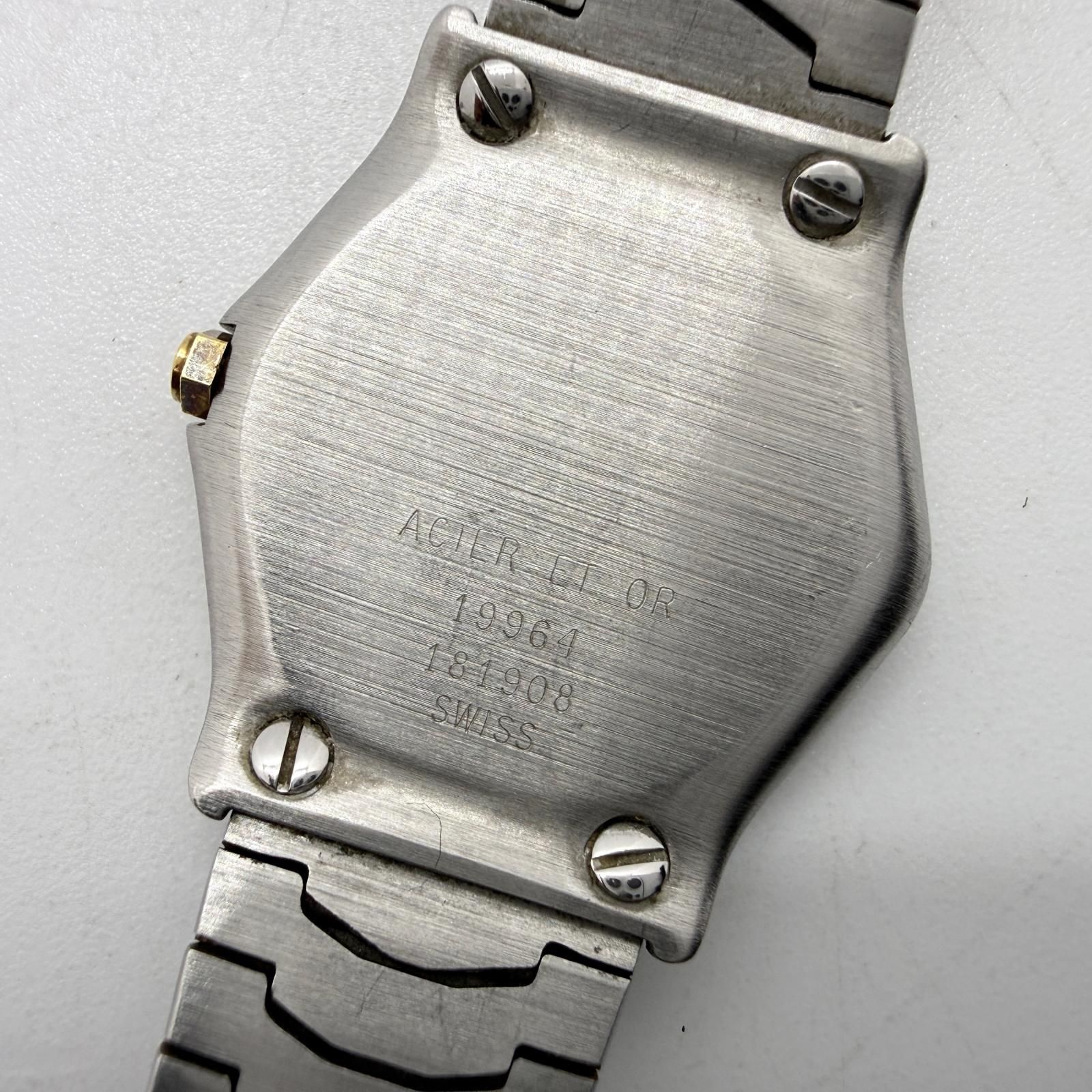 ✨美品✨EBEL✨エベル　レディース腕時計ベルト　181908 MJ176 EBEL エベル 19964 ホワイト QZ レディース 181908 YG 腕時計 訳あり