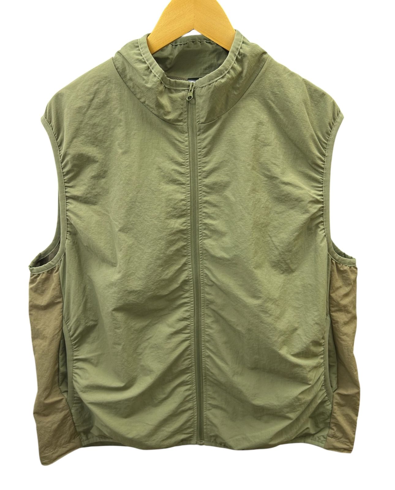 BEIMAR (ビーマー) 別注 Nylon Light Weight Packable Vest ナイロンベスト パッカブル WB1203MPV-Z M モスグリーン メンズ/027