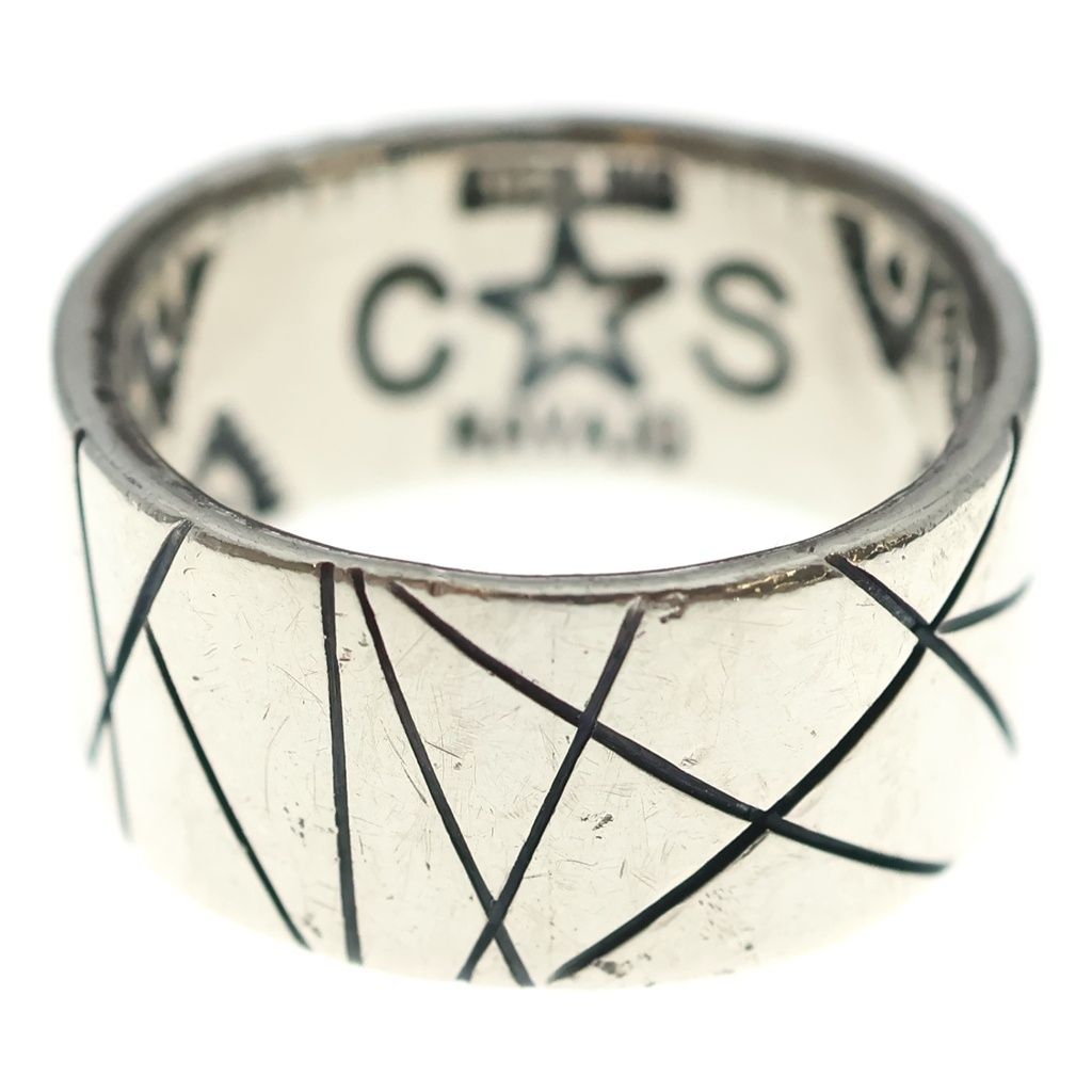CODY SANDERSON (コディーサンダーソン) CROSS RING クロスライン デザインリング シルバー