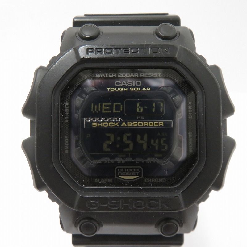【瀬戸大橋店】 中古 G-SHOCK | ジーショック 腕時計 デジタル 電波ソーラー GXW-56GB-1 ブラック 【131】