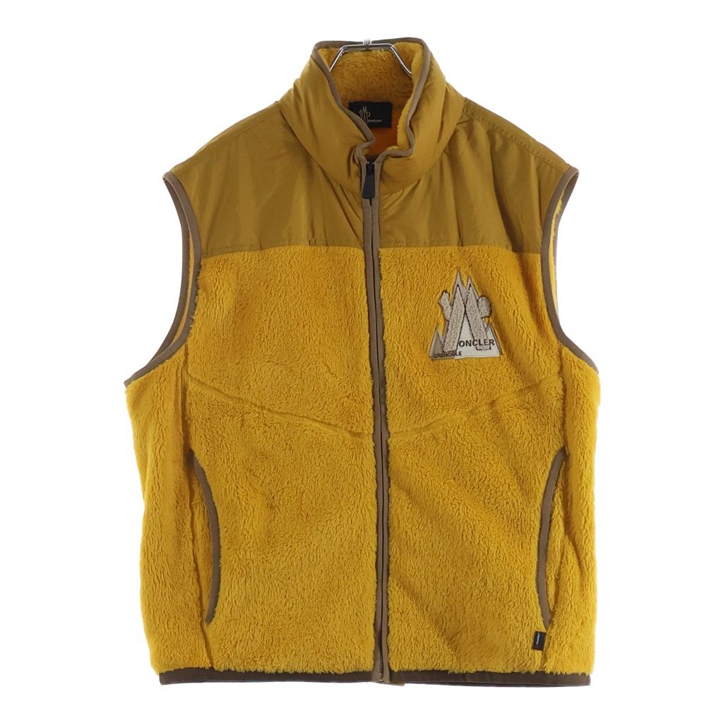MONCLER GRENOBLE (モンクレールグルノーブル) 24AW GILET フリースベスト イエロー J20978G00012