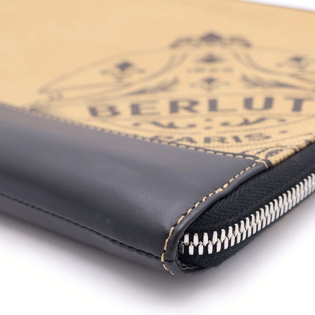 Berluti (ベルルッティ) ニノ クラッチバッグ GM キャンバス レザー