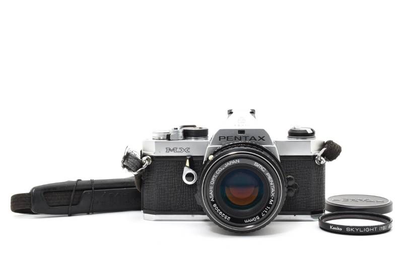 ジャンク PENTAX ペンタックス MX シルバー / SMC PENTAX-M 1.7 50mm レンズキット デジタル一眼カメラ #4228