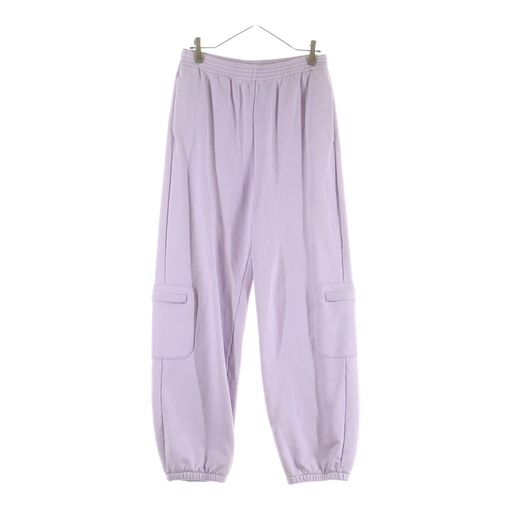 MM6 Maison Margiela (エムエムシックスメゾンマルジェラ) パッチポケット付きスウェットロングパンツ パープル S25KA0337 S25537 レディース