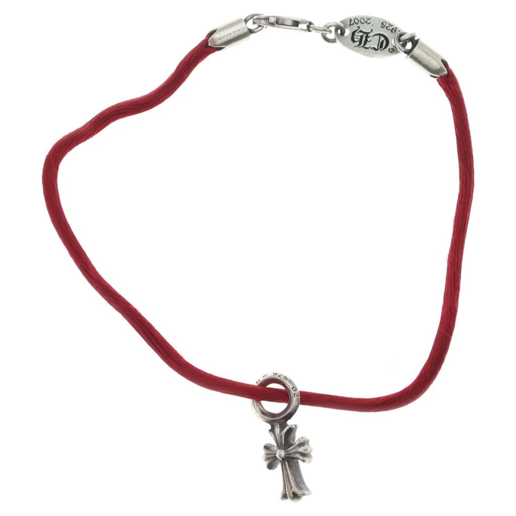 CHROME HEARTS (クロムハーツ) KZ CROSS KZクロス シルバー ブレスレット レッド 60,494円