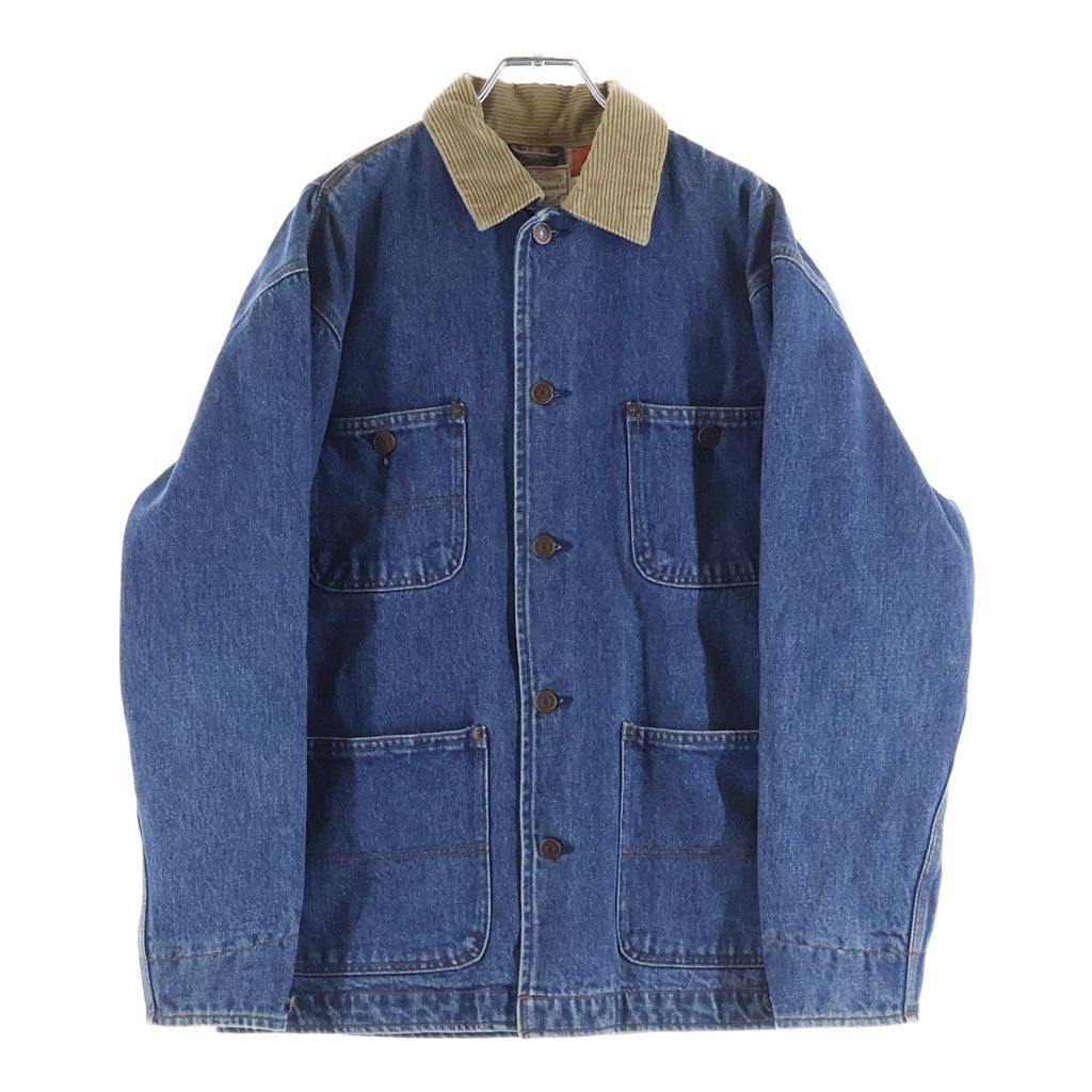 POLO RALPH LAUREN (ポロラルフローレン) 80S 裏地チェック デニムジャケット インディゴ