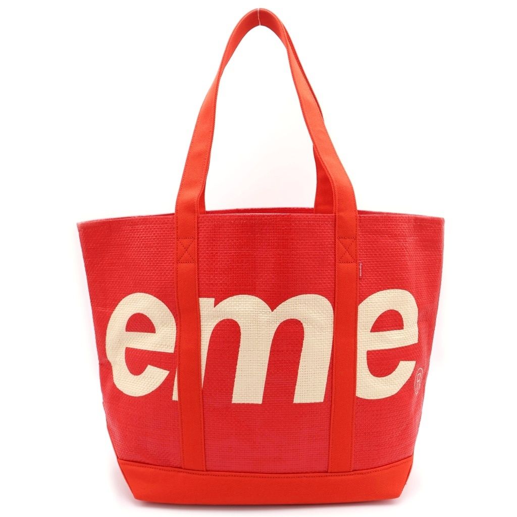 SUPREME (シュプリーム) 20SS Raffia Tote ラフィア トートバッグ