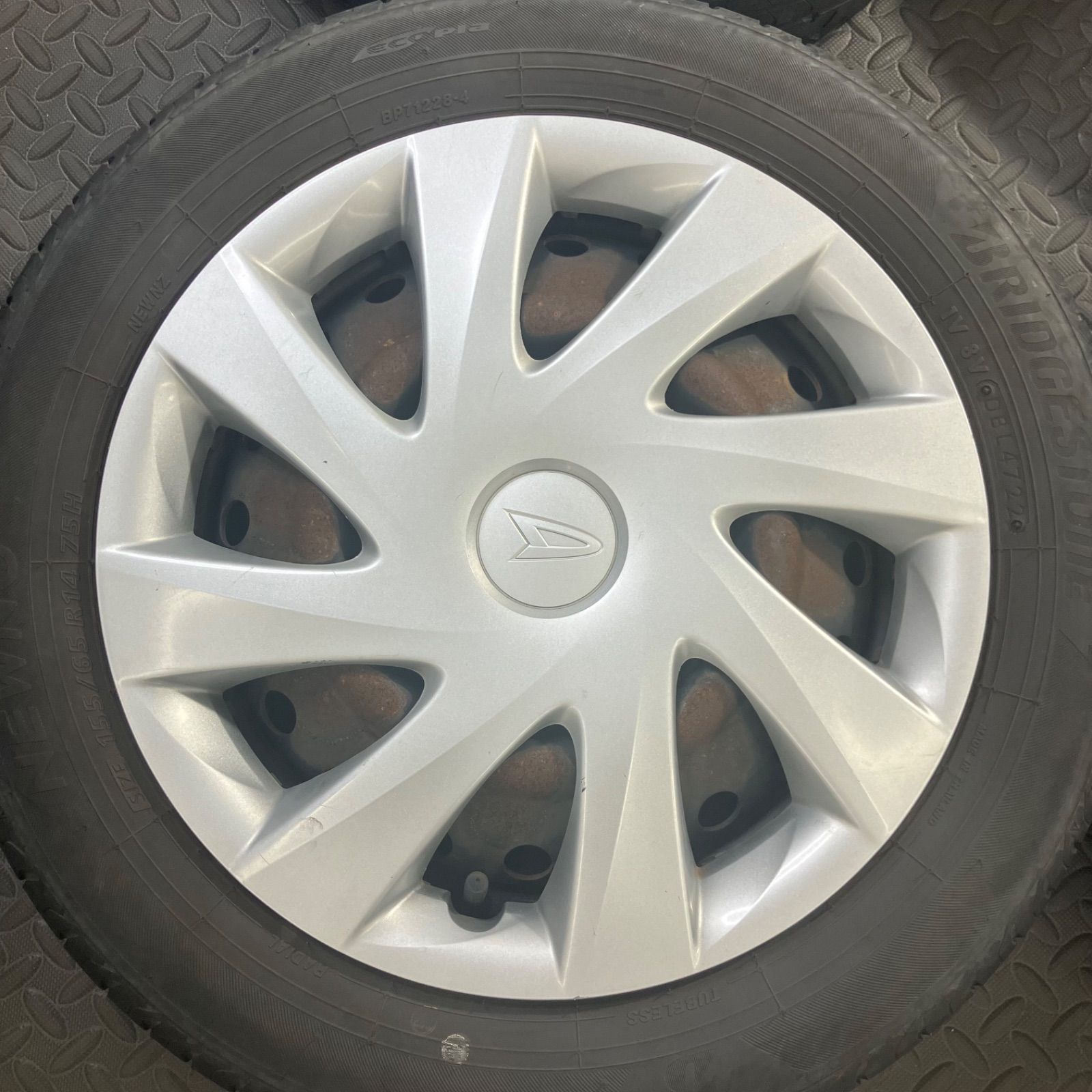 22年製 155/65R14 ブリヂストン ニューノ ダイハツ タント ムーヴ ミラ