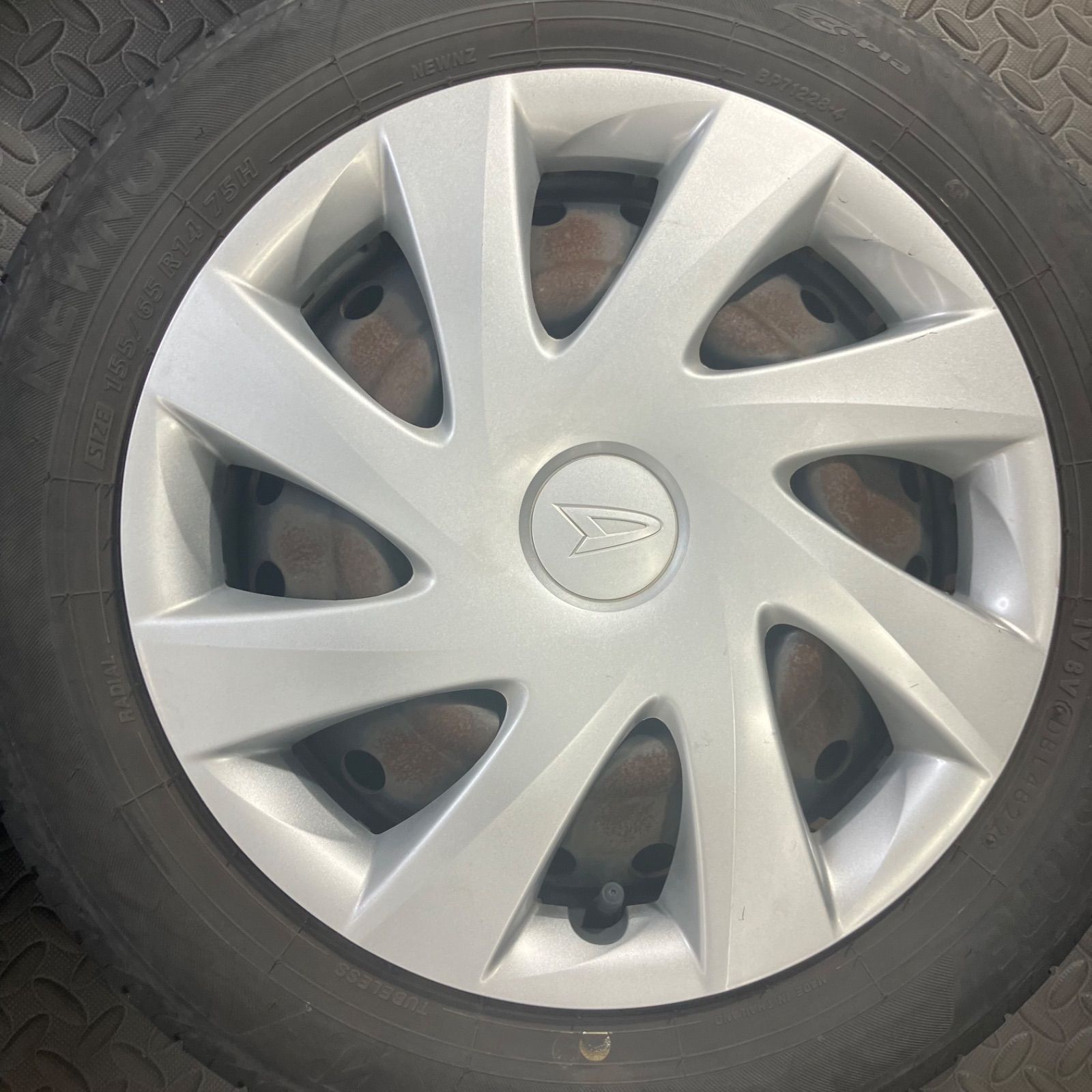 22年製 155/65R14 ブリヂストン ニューノ ダイハツ タント ムーヴ ミラ