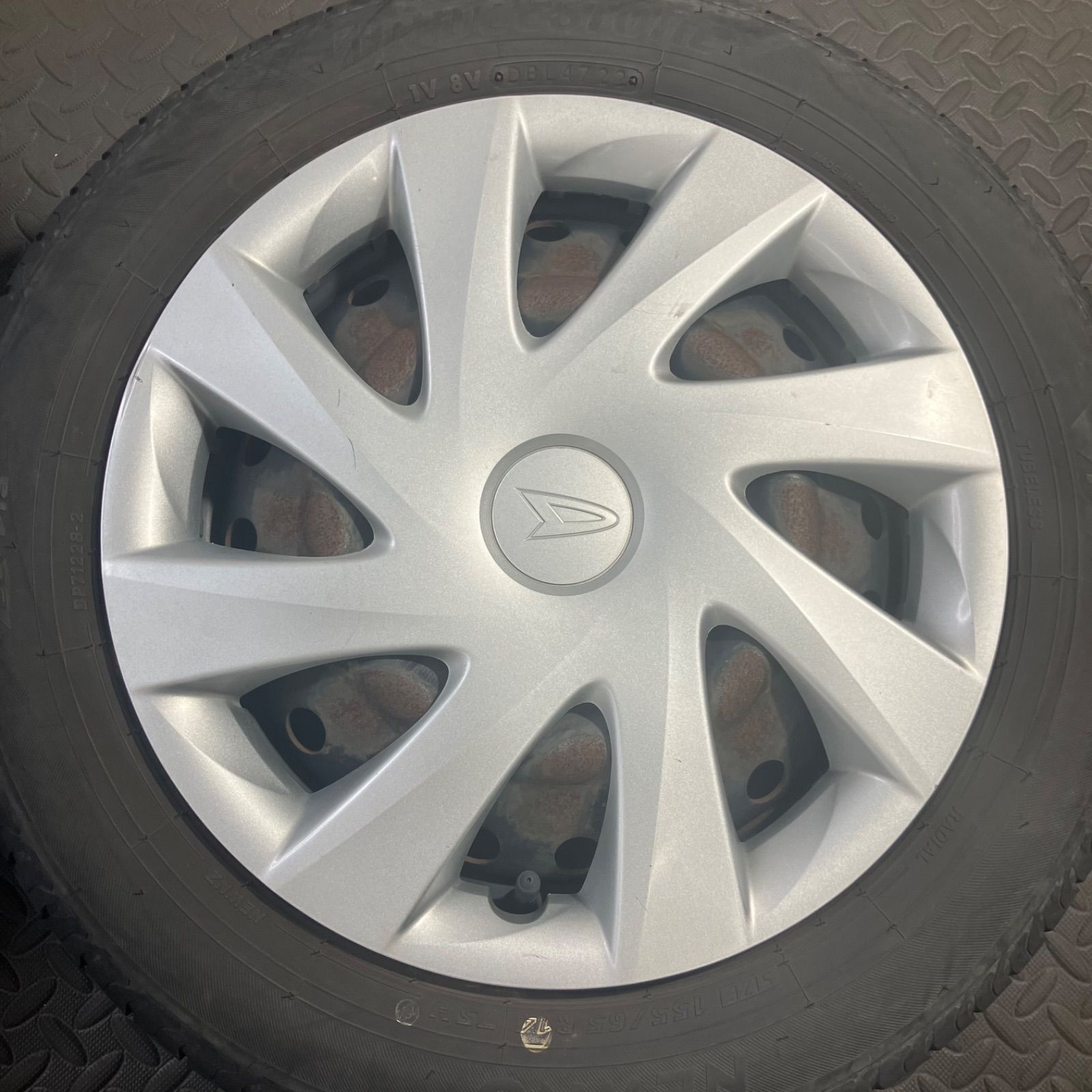 22年製 155/65R14 ブリヂストン ニューノ ダイハツ タント ムーヴ ミラ