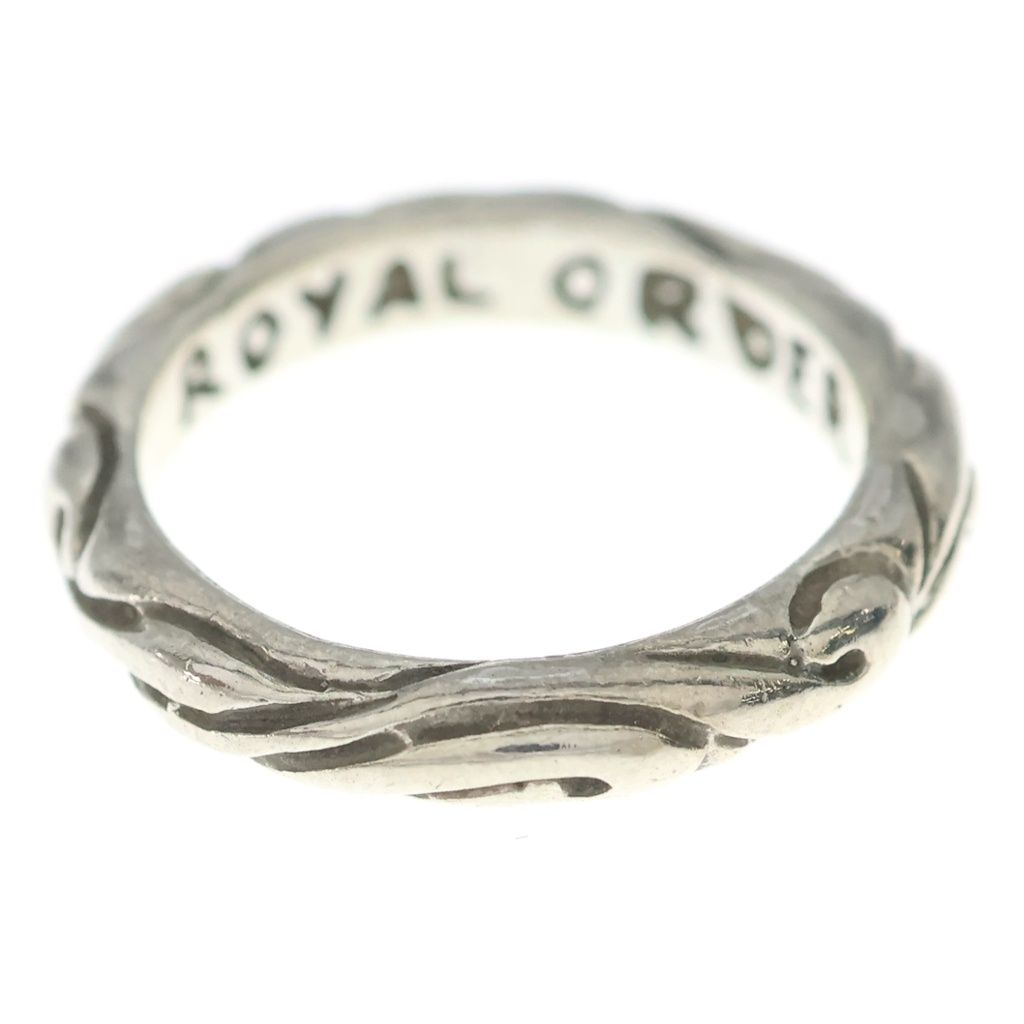 ROYAL ORDER (ロイヤルオーダー) リボンバンド リング 指輪 シルバー