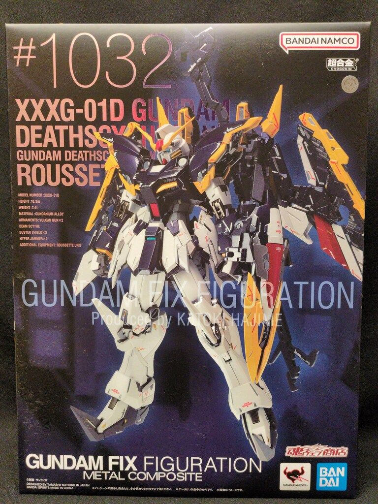 BANDAI SPIRITS GUNDAM FIX FIGURATION METAL COMPOSITE 新機動戦記ガンダムW Endless Waltz ガンダムデスサイズ(EW版) ルーセット装備 #1032