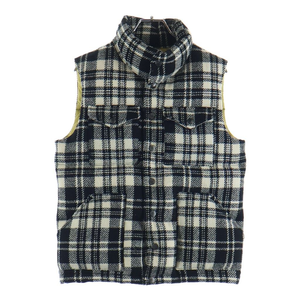 THE NORTH FACE PURPLE LABEL (ノースフェイスパープルレーベル) ×Harris Tweed ハリスツイード チェック柄 ダウン ベスト ジャケット マルチカラー ND2194N 9,112円